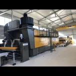 SAVEMA SPA Cyclic Epoxy Resin Line with a production capacity of 30 slabs/hour one face treatment