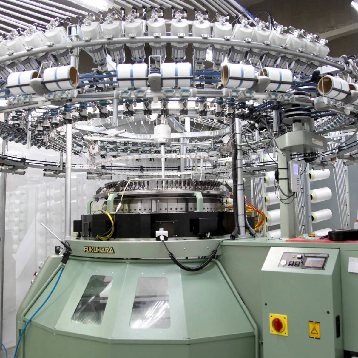 MÁQUINA CIRCULAR FUKUHARA FULL ELECTRÓNICA JACQUARD JERSEY SENCILLO M-SEC7BS