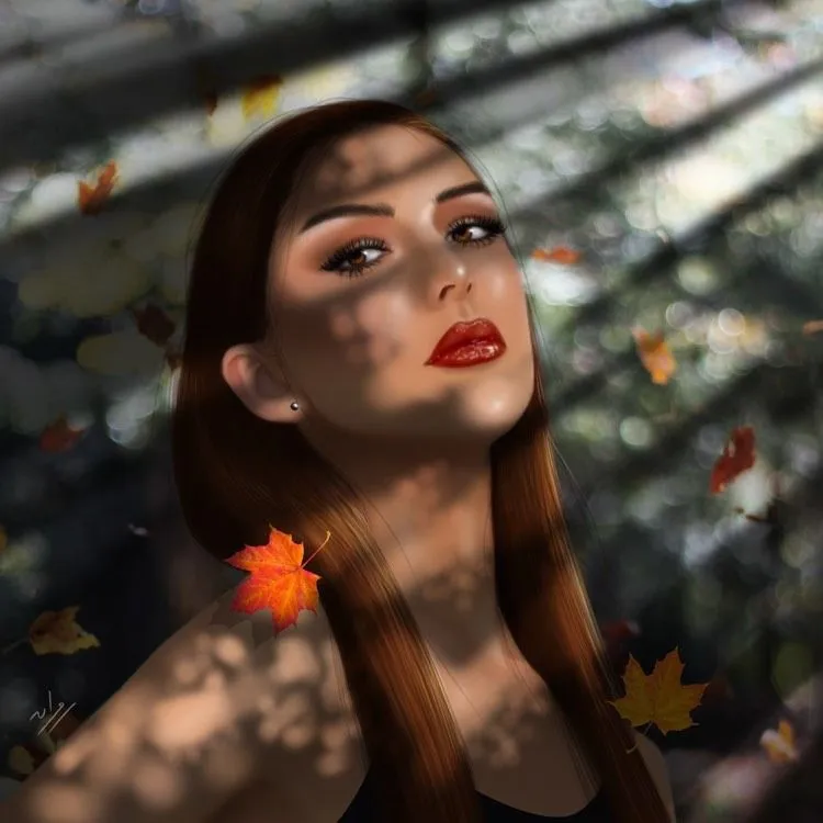 autumn girl - فتاة الخريف