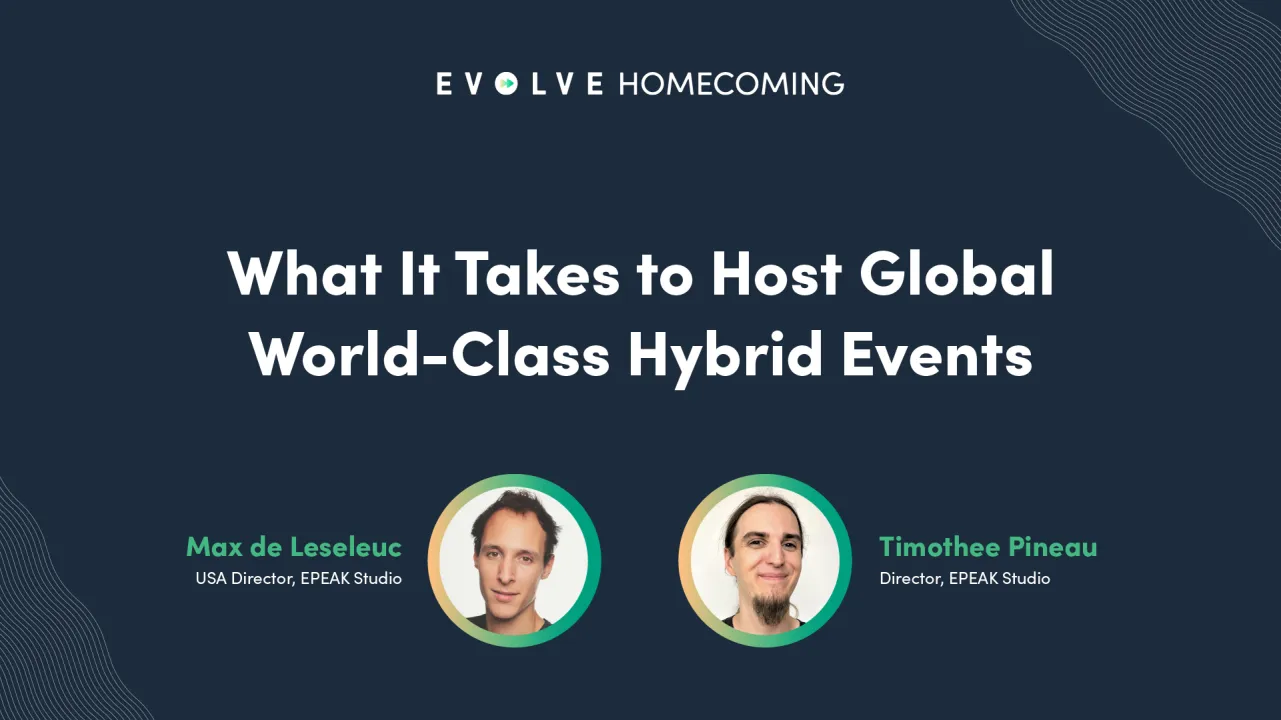 What it takes to host global world-class hybrid events