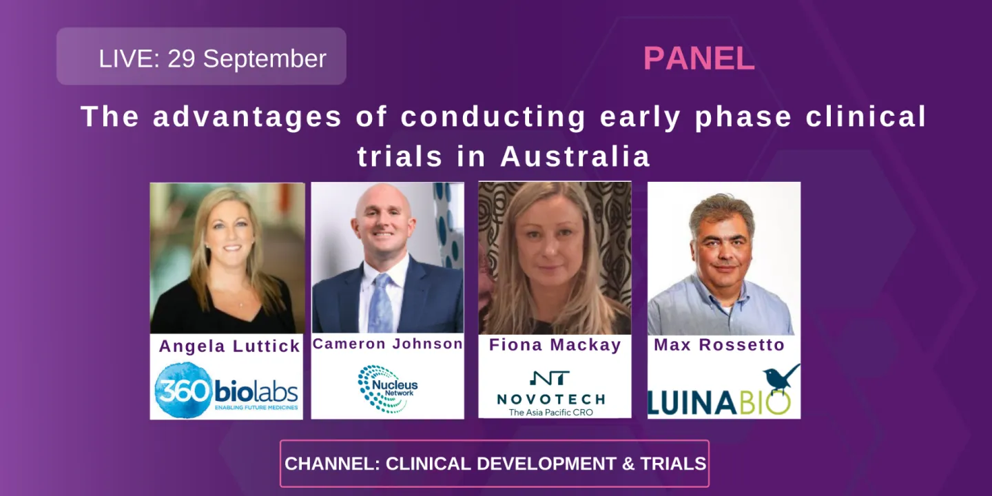 The advantages of conducting early phase clinical trials in Australia