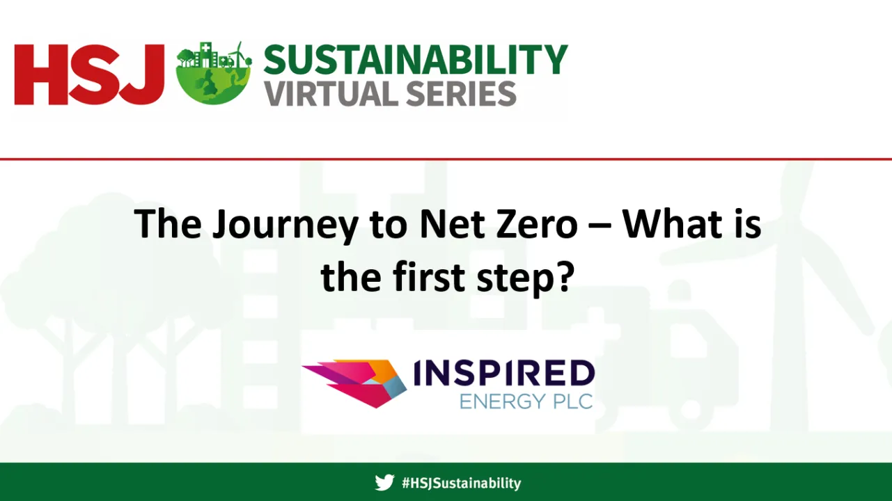 The Journey to Net Zero – What is the first step?