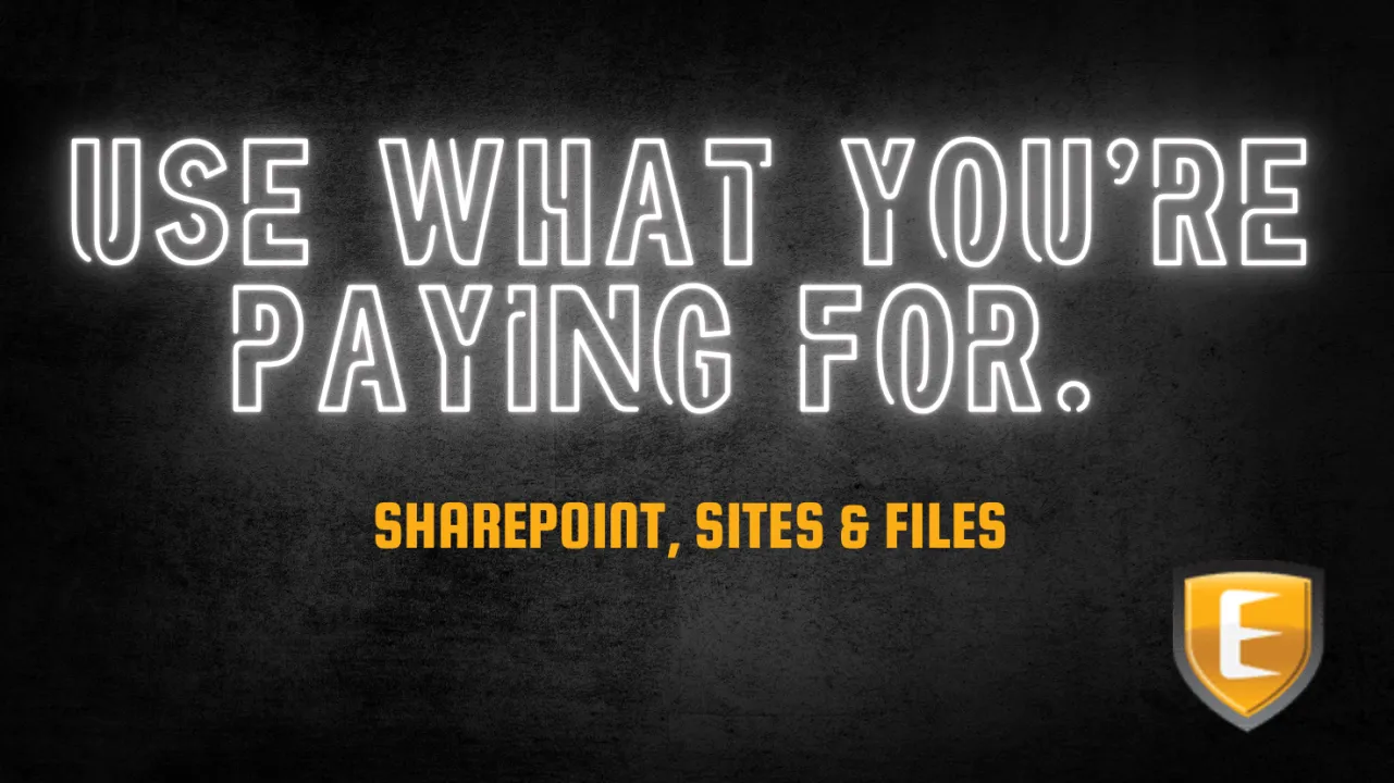 Microsoft 365 - Sharepoint, Sites & Files