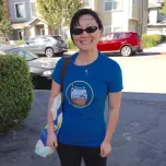 TaikoCat WOMENs Cut Cool Blue / Turquoise T-shirts