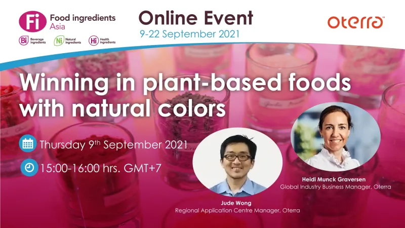 Winning in plant-based foods with natural colors