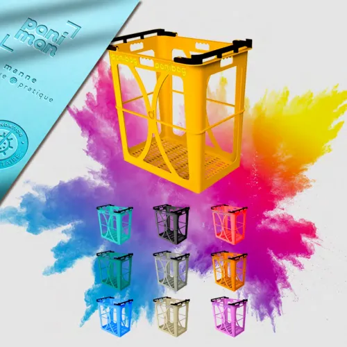 PANIMAN The hygienic, practical and ecological bread container, in bright colors