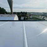 Changement de 1150 m2 de polycarbonate alvéolé 8 mm ➡️ en 10 mm Stabilit Suisse