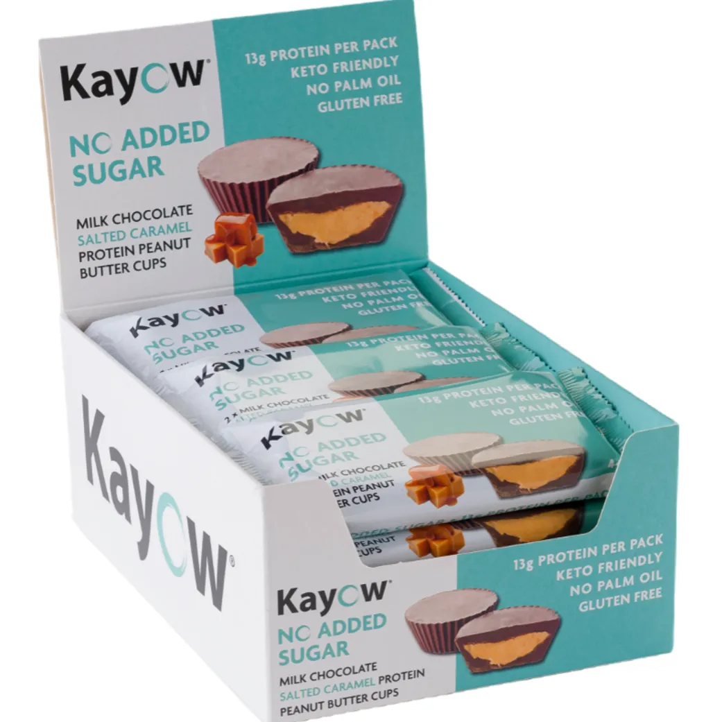 No Added Sugar Salted Caramel Protein Peanut Butter Cups