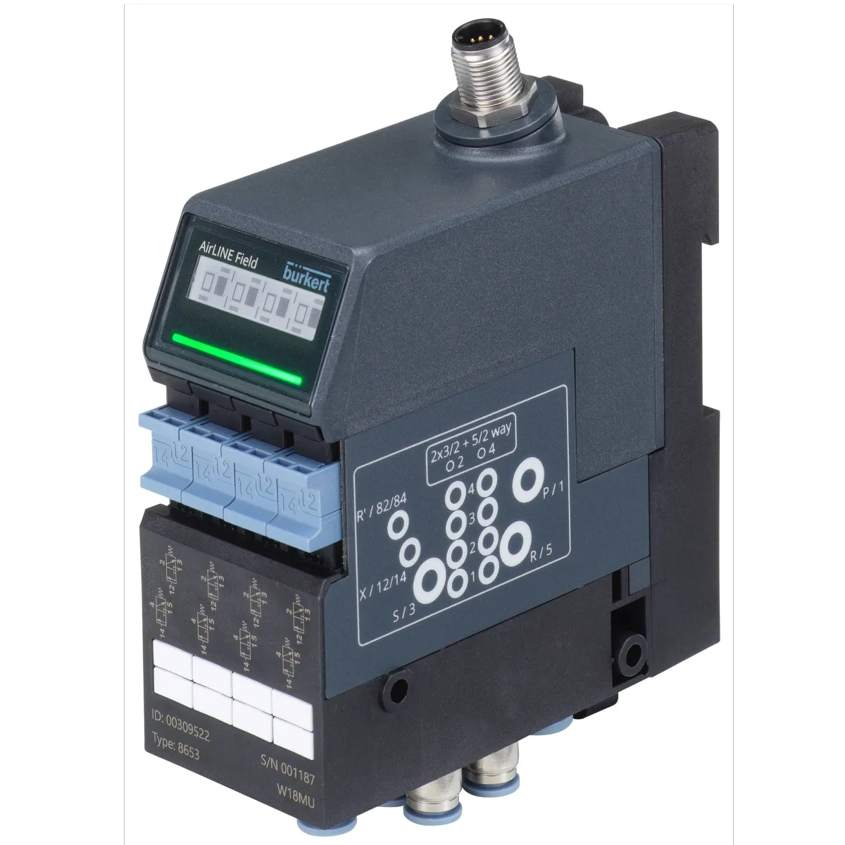 Type 8653 - AirLINE Field - the valve island optimised for process automation