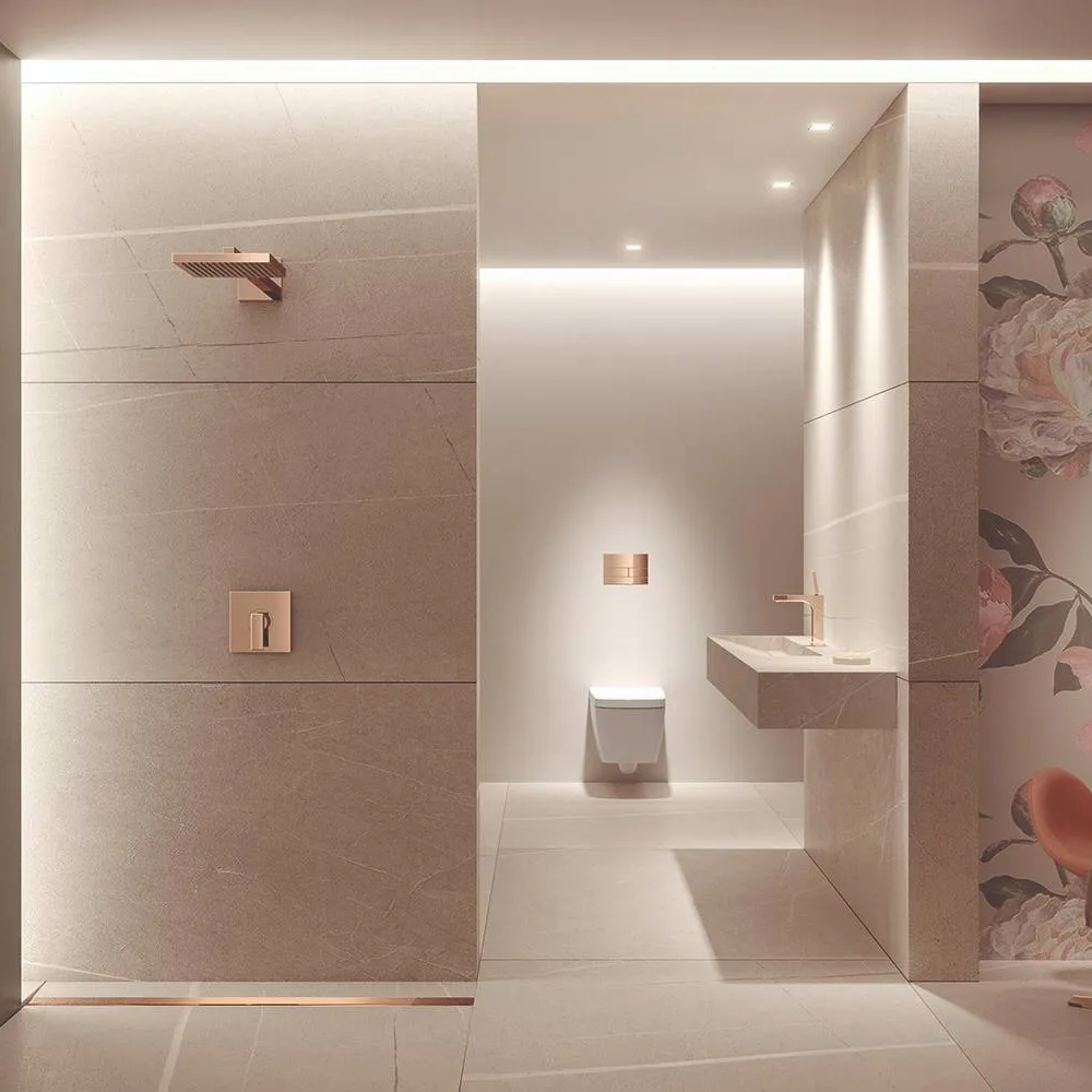 TECEDRAINPROFILE PVD RED GOLD BRUSHED