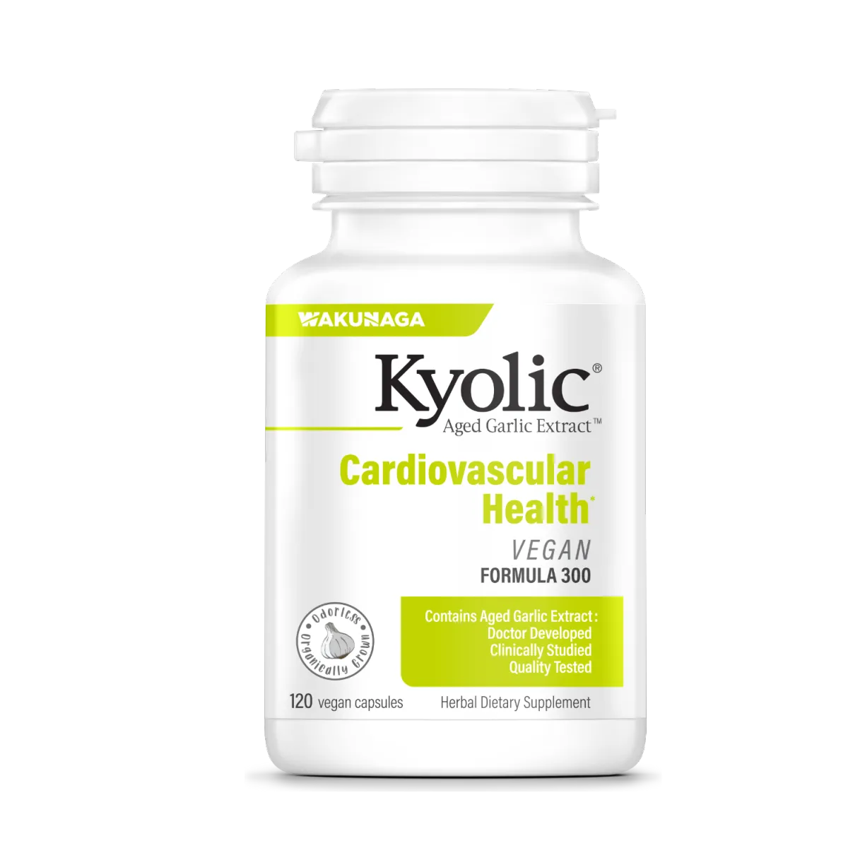 Kyolic Aged Garlic Extract Cardiovascular, Formula 300 Vegan