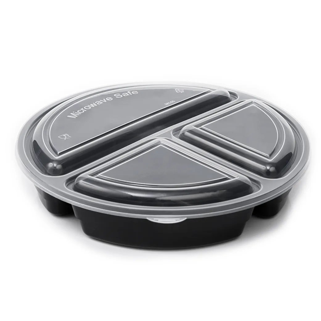 Pioneering Manufacturer of 348oz 920ml Lightweight Food Storage Round Containers for Fast Food Online Ordering