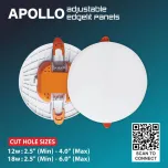 APOLLO Adjustable EDGELIT Panel Light Housings 12w and 18 watts Round and Square