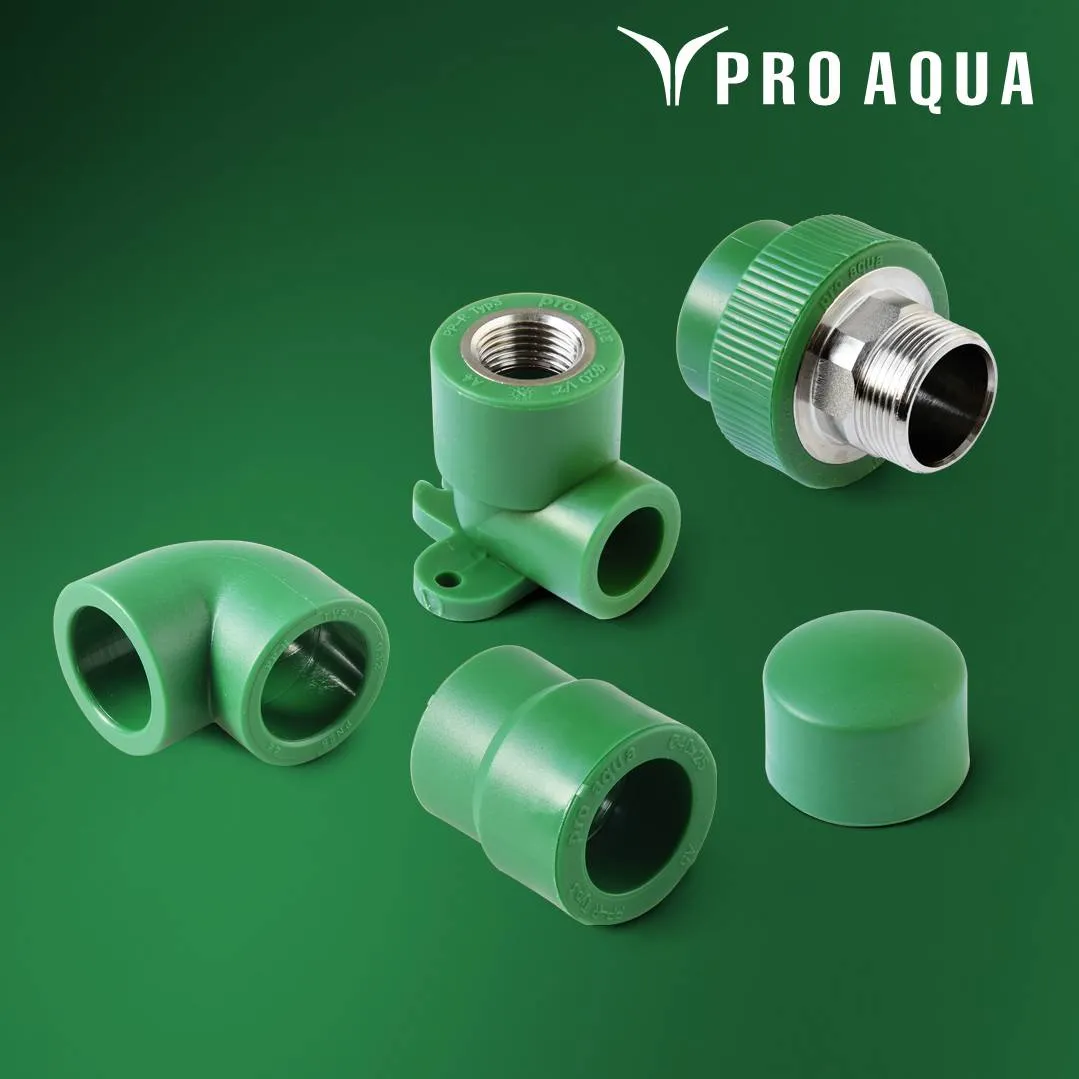 PP-R pipes and fittings for heating systems and water supply systems (PRO AQUA)