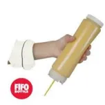 Garrafas FIFO para dosagem de coberturas e Molhos