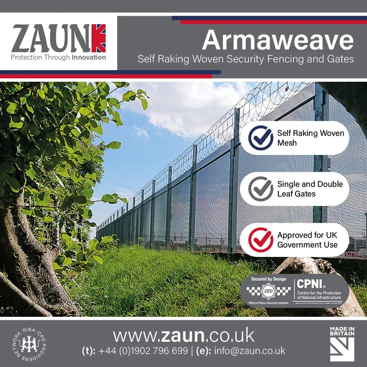 ArmaWeave - Approved for Government Use Fencing