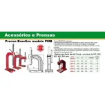 Prensa Manual de Bancada PMB-0A Curso 161mm