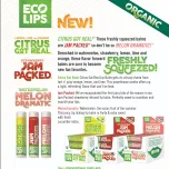Eco Lips Freshly Squeezed Fruit Lip Balms