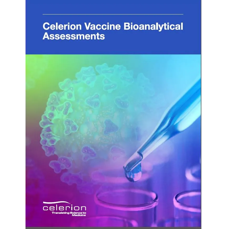 Celerion Vaccine Bioanalytical Assessments