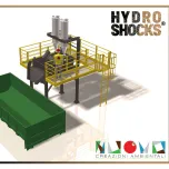HYDRO-SHOCKS - DISPOSITIVO DI LAVAGGIO E PULIZIA DI MATERIALE INCOERENTE QUALI SABBIE, PIETRISCO, GHIAIA, GHIAINO, O SIMILI