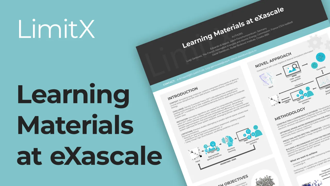 Learning Materials at eXascale (LimitX)