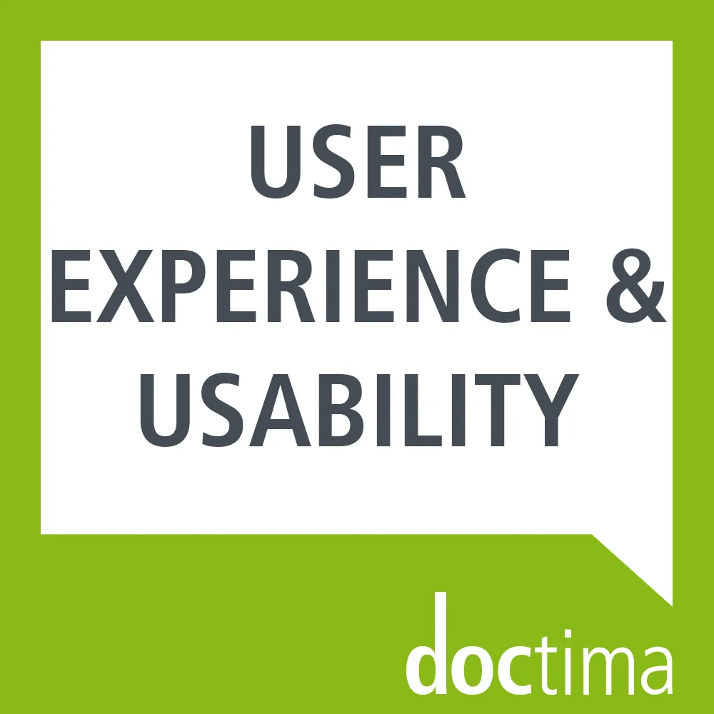 User experience & usability