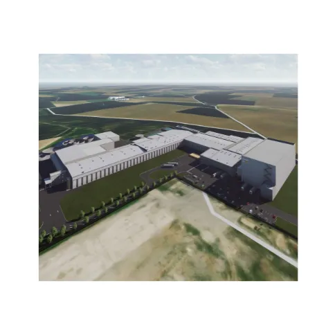 Usine de production de pommes de terre