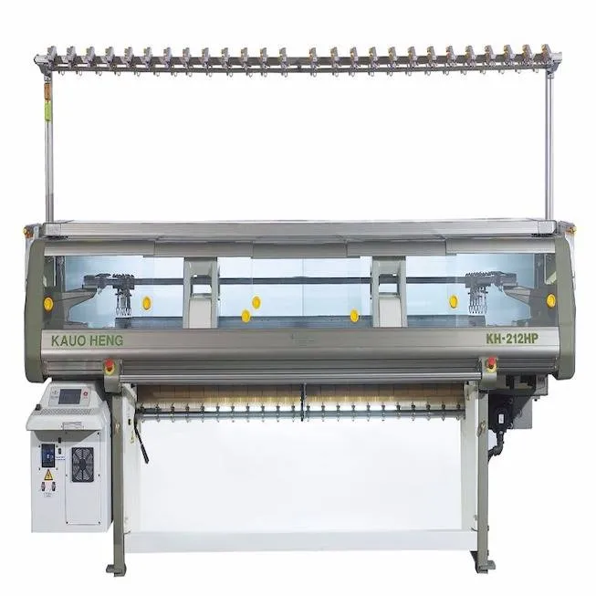 MÁQUINA RECTILÍNEA KAUO HENG CUELLO JACQUARD, SISTEMA SENCILLO/DOBLE KH-212HP
