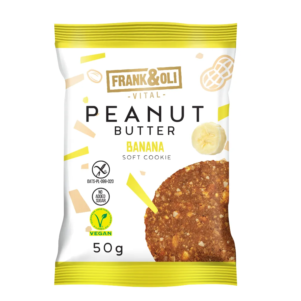 Vegan Soft Cookie Peanut Butter Banana