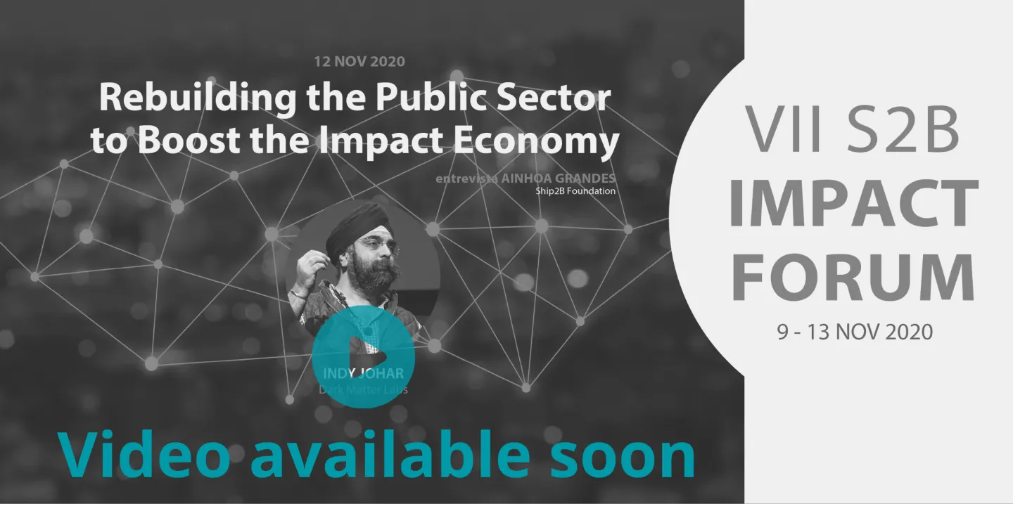 Rebuilding the Public Sector to Boost the Impact Economy