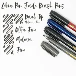 Zebra Fude Brush Pens