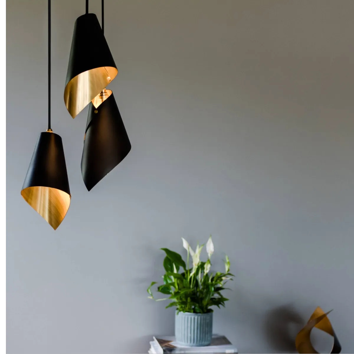 ARC 3 Cluster in Black & Brass