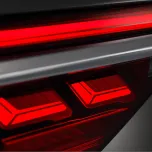 OLED Addressable Red Segmented Taillights
