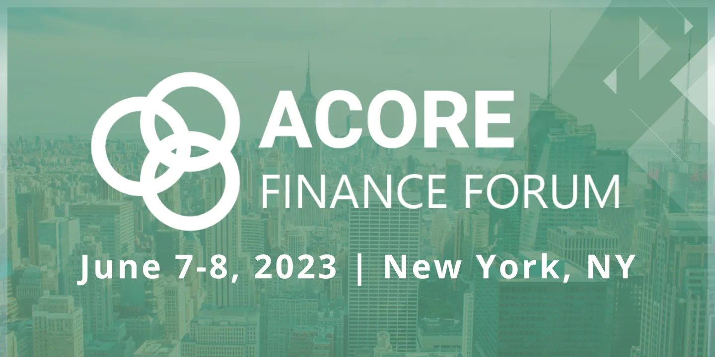 2023 ACORE Finance Forum