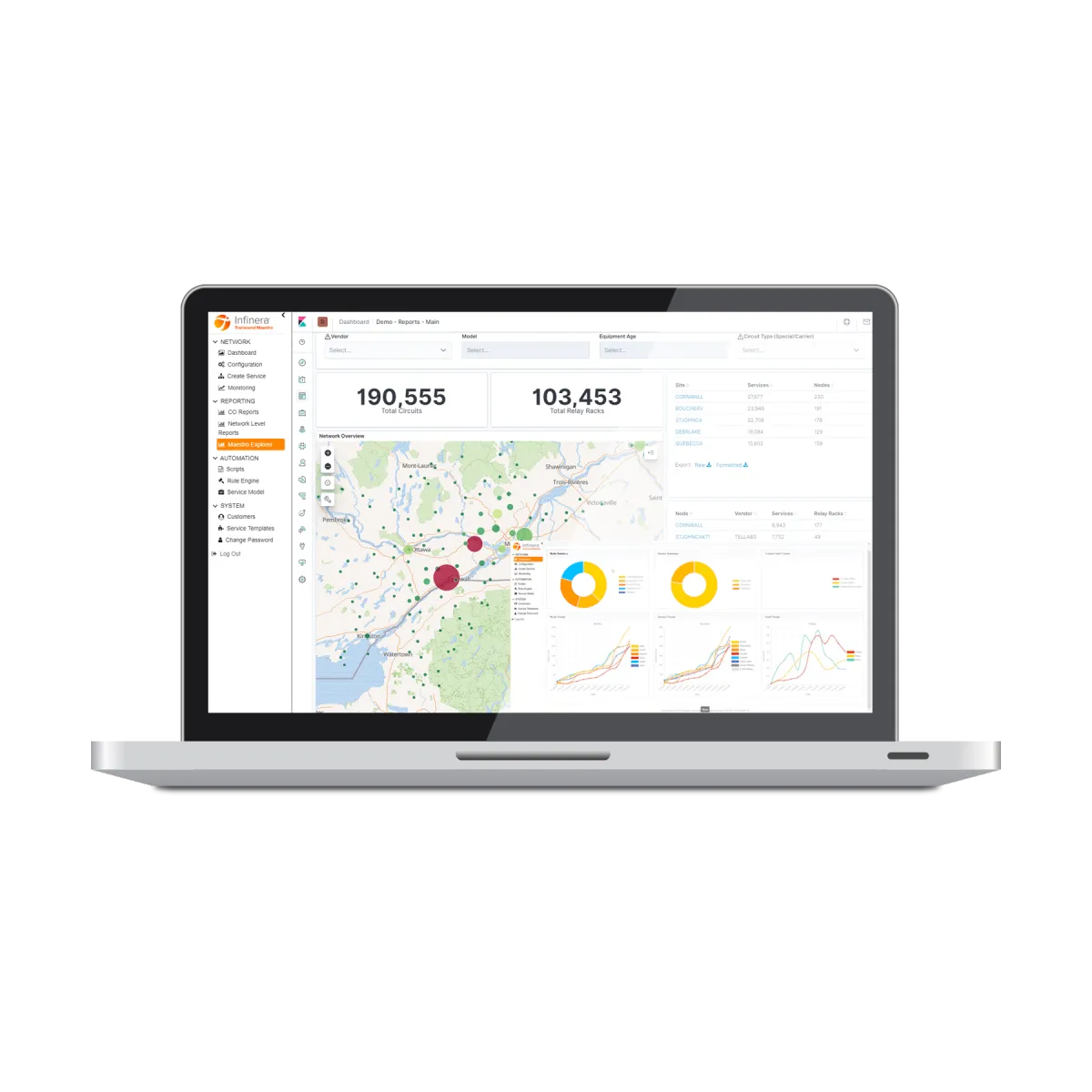 Infinera Transcend Software Suite