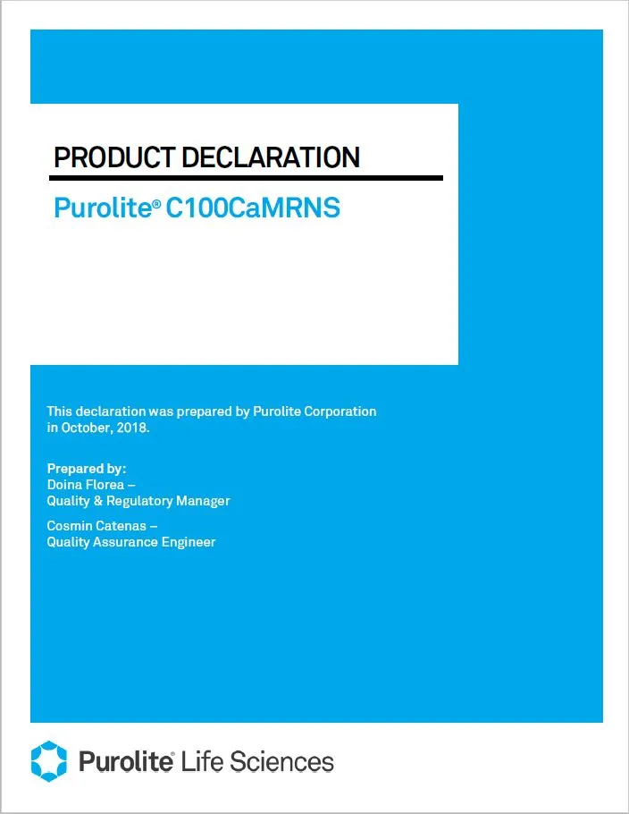 Purolite(R) C100CaMRNS