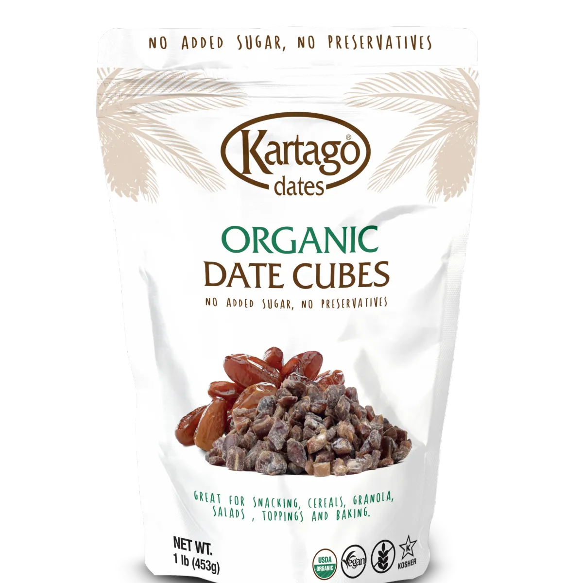 Organic Date Cubes (Diced)