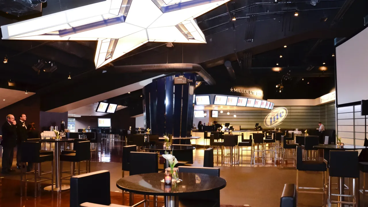VIP Reception in the Miller Lite Club & Cowboys Locker room