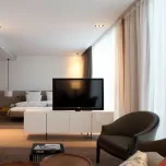 Porro' s aesthetical and technical quality for the rooms of Roomers Hotel, Baden-Baden