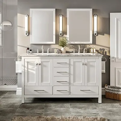 Muebles de baño y cocina. Bathroom and kitchen furniture.