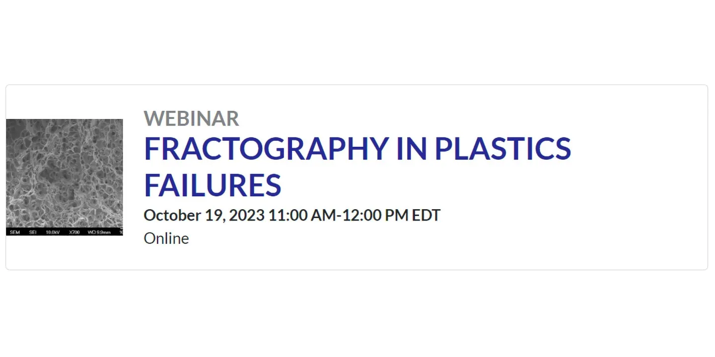 Fractography in Plastics Failures