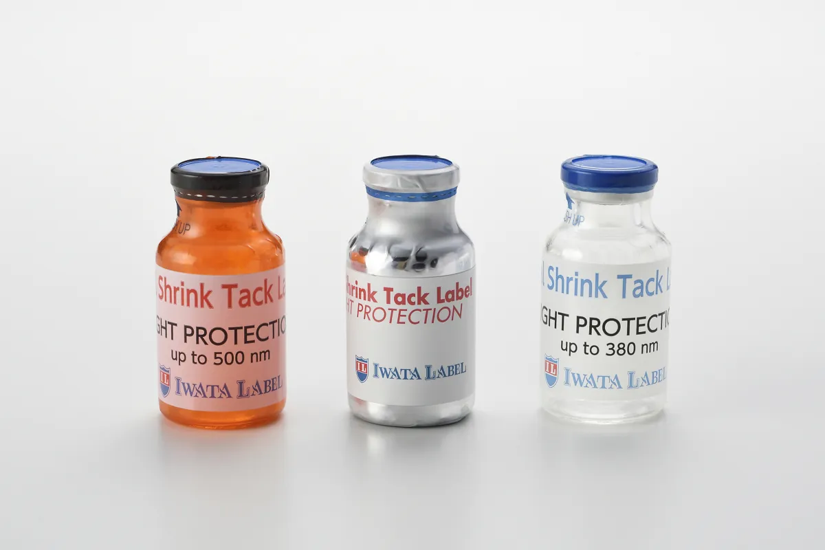 Shrink Tack Label - Light Protection