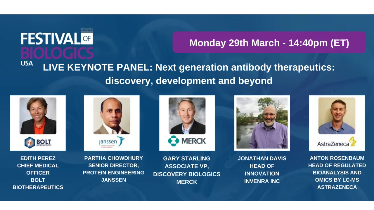 LIVE keynote panel discussion: Next generation antibody therapeutics: discovery, development and beyond