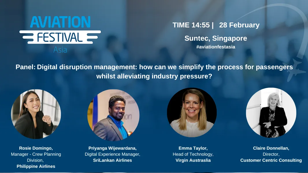 Panel: Digital disruption management: how can we simplify the process for passengers whilst alleviating industry pressure?