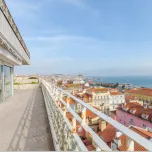 In Lapa with terrace and river front view