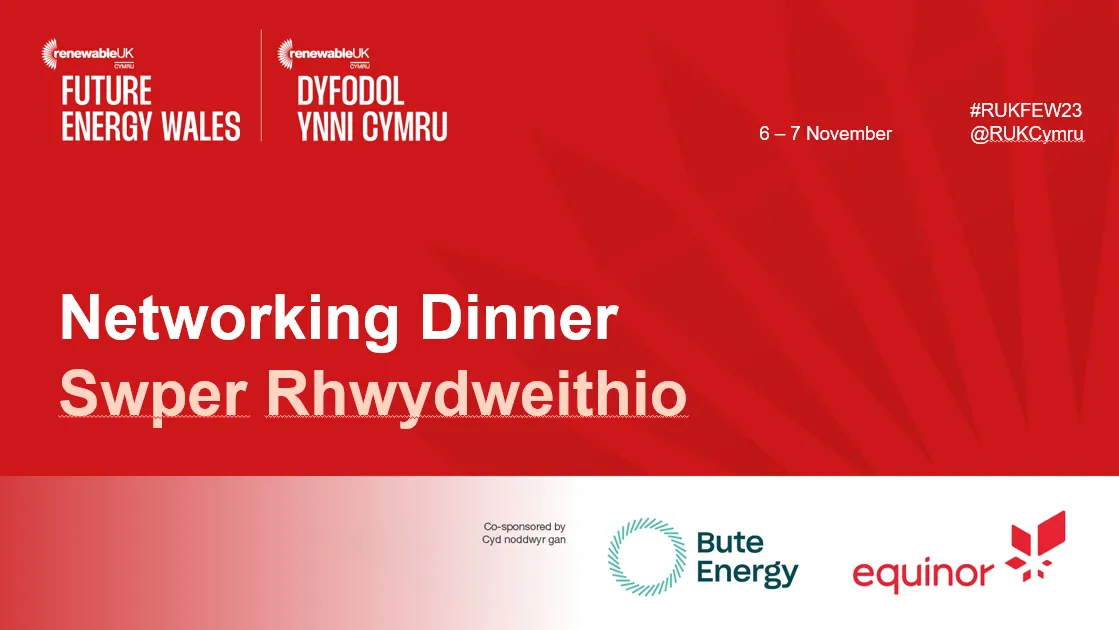 Networking Dinner Co-sponsored by Equinor and Bute Energy