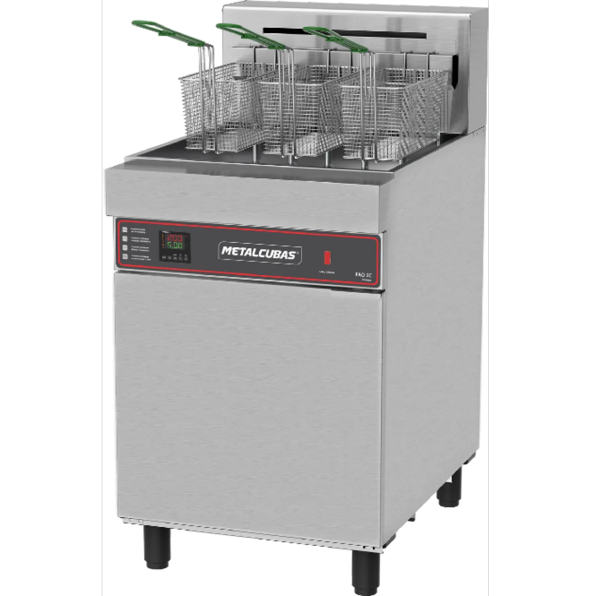 Fritadores Industriais - Zona Fria de Água - FAO 3 C - Elétrico