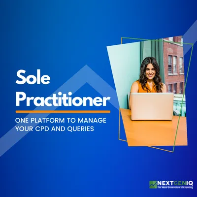 Sole Practitioner Portal to manage your CPD and Queries