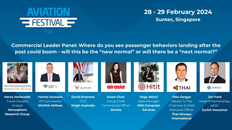 Commercial Leader Panel: Where do you see passenger behaviors landing after the post covid boom - will this be the “new normal” or will there be a “next normal?”