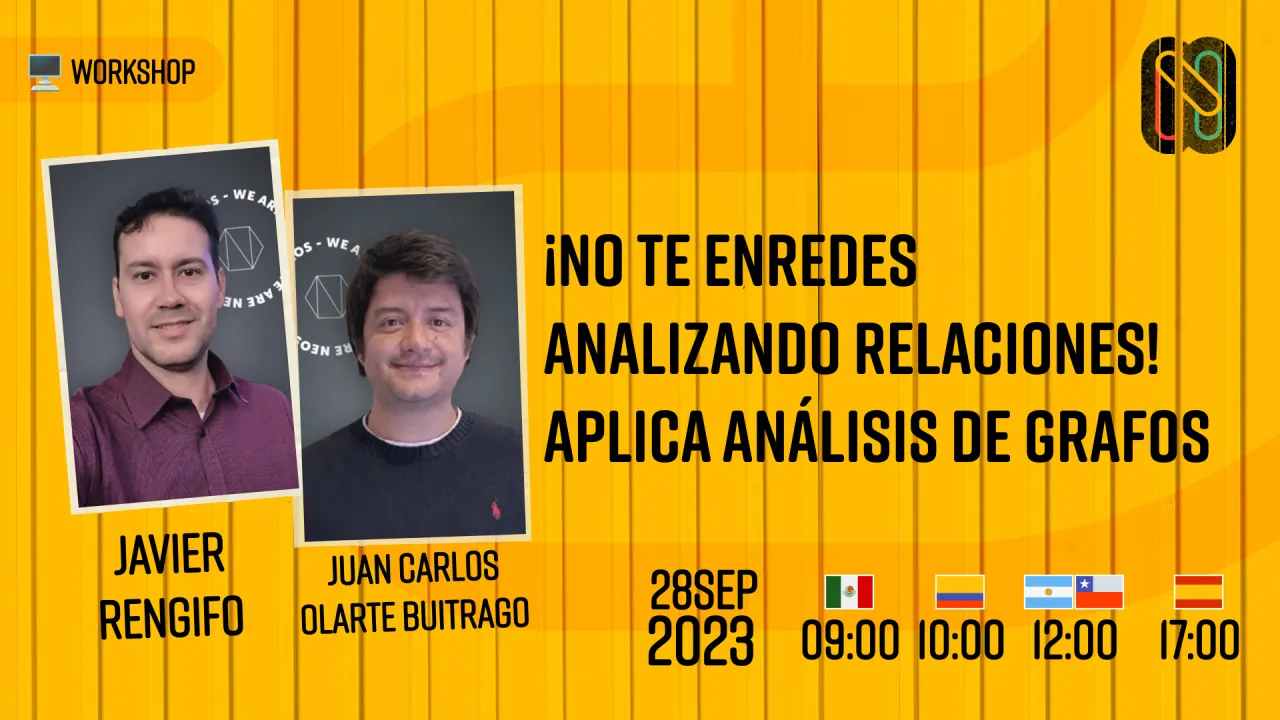 ¡No te enredes analizando relaciones! Aplica análisis de Grafos